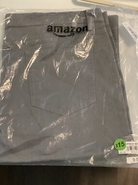 Amazon Gray Straight Pocket Pants
